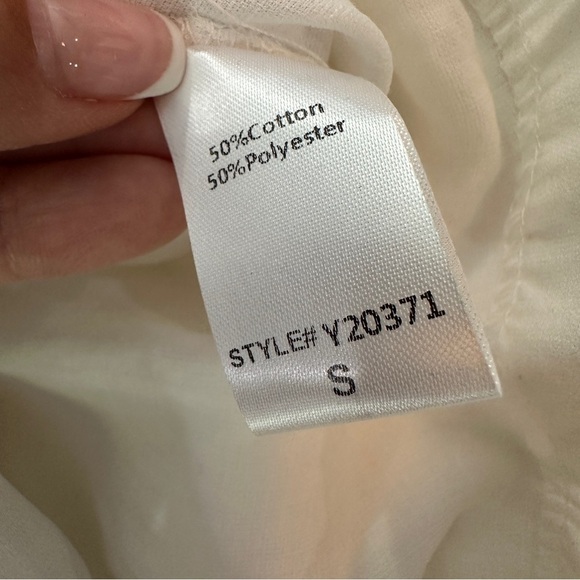 DO+BE White Ruffle Wrap Romper – Size S (New with Tags) - Picture 12 of 15